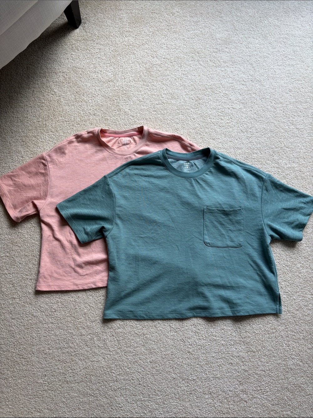 Bundle of two Title Nine basic cropped tees